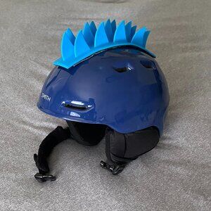 Smith Zoom Jr Blue Helmet Ski Snowboarding Winter Size Y/S 48-53cm